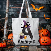 halloween treat bags trick or treat bag kids halloween bag custom candy bag personalized gift halloween gifts personalized tote candy bag for kids halloween tote bag halloween candy bag canvas halloween oogie boogie not so scary